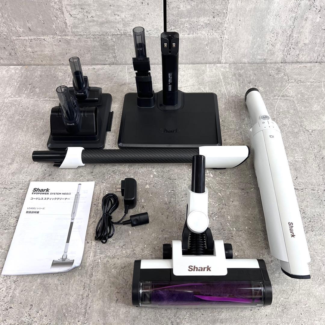 Shark EVOPOWER NEO II LC400JWH コードレス 掃除機