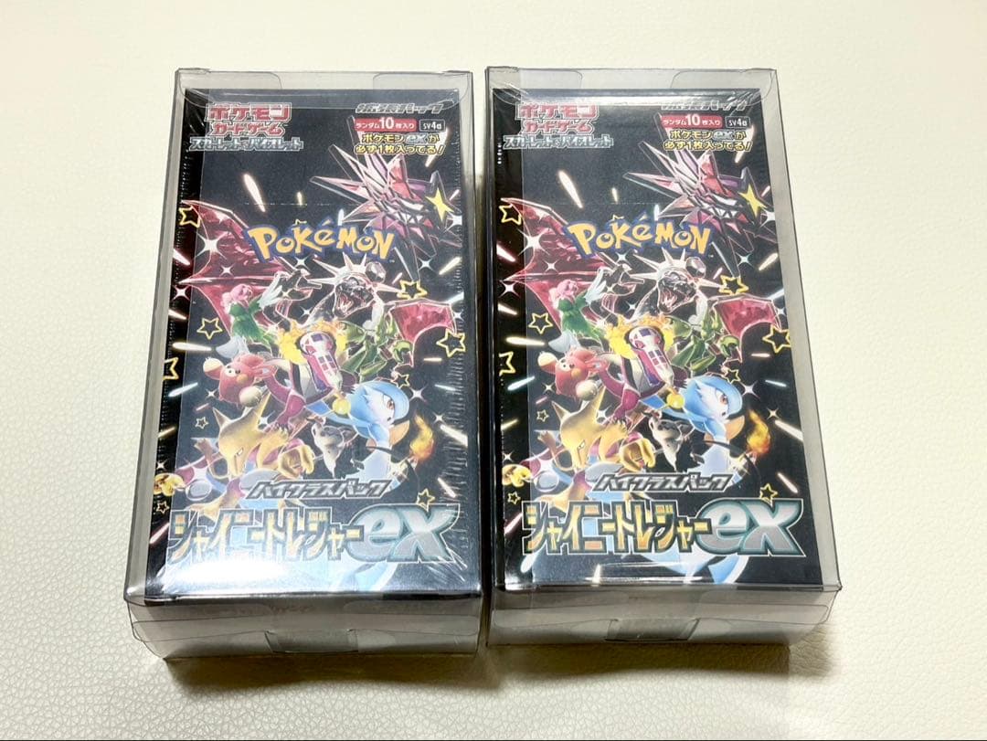 ポケモンカード　シャイニートレジャーex　box　シュリンク付 2box