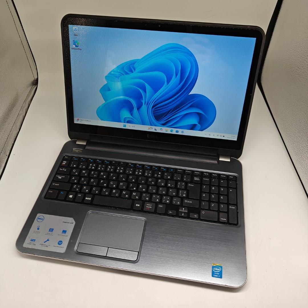 【DELL】爆速i7 SSD256GB 16GB タッチパネル搭載 ノートPC