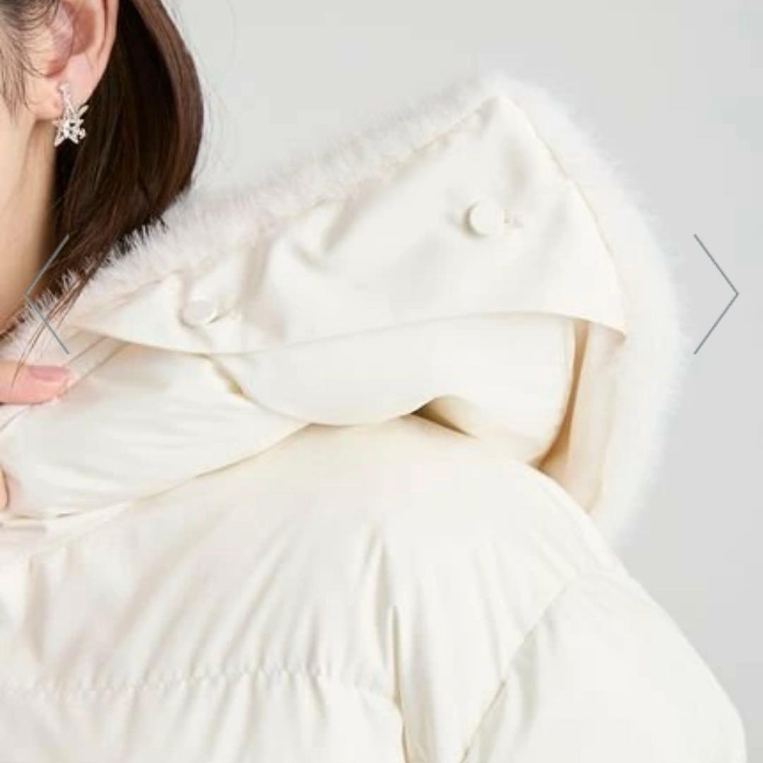 ＾*＾様 CELFORD　ファー襟付キルティングショートコート アイボリー　サイ