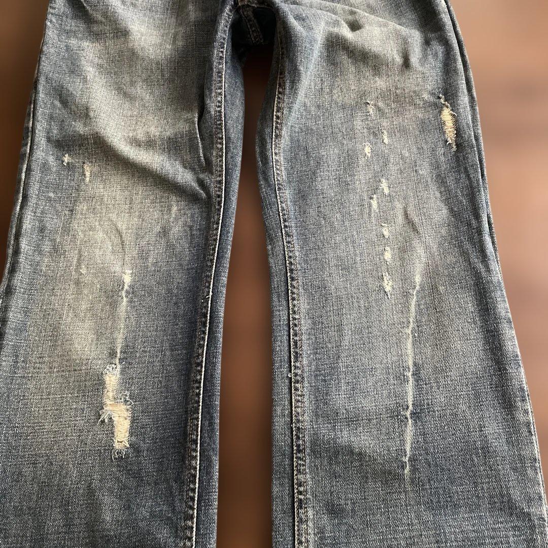 DOLCE＆GABBANA デニムパンツ　ダメージ加工ジーンズ　46