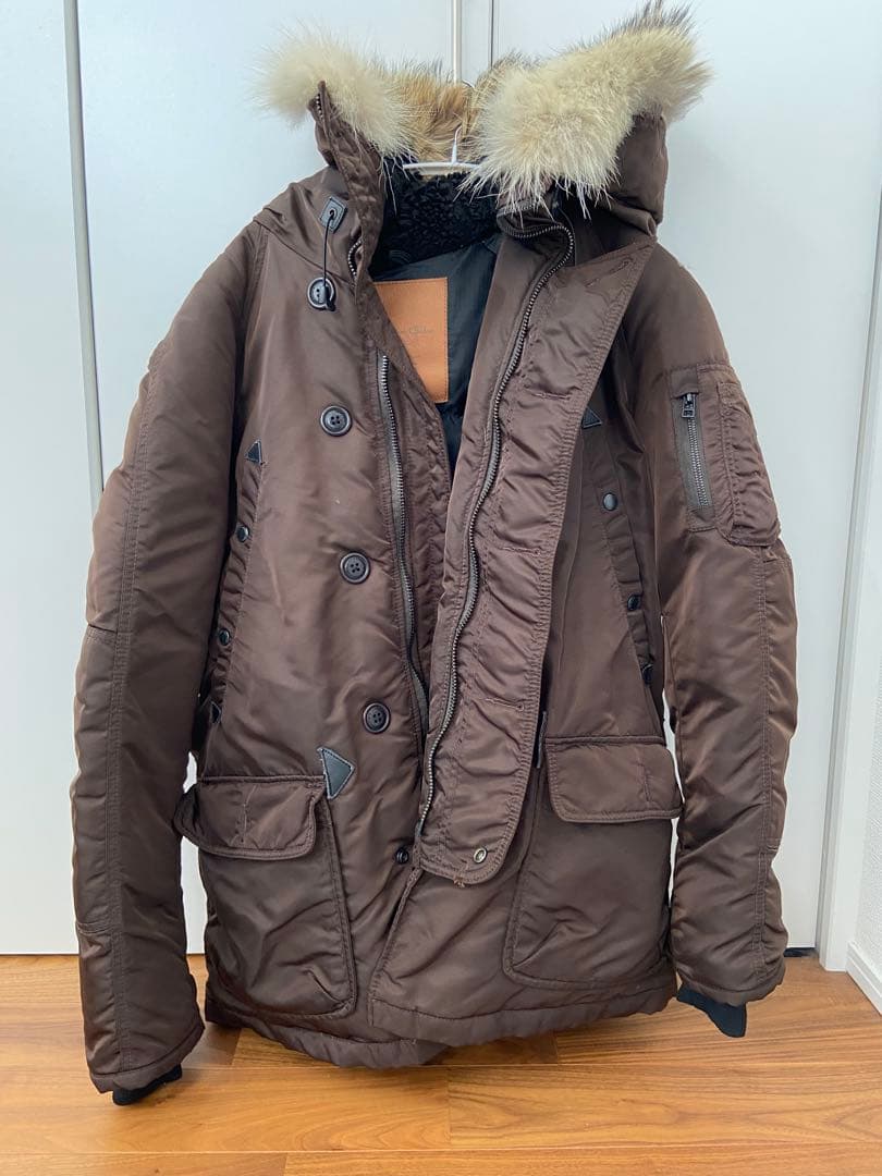 【最終値下げ】SPIEWAK フライトサテンジャケット　茶　ブラウン