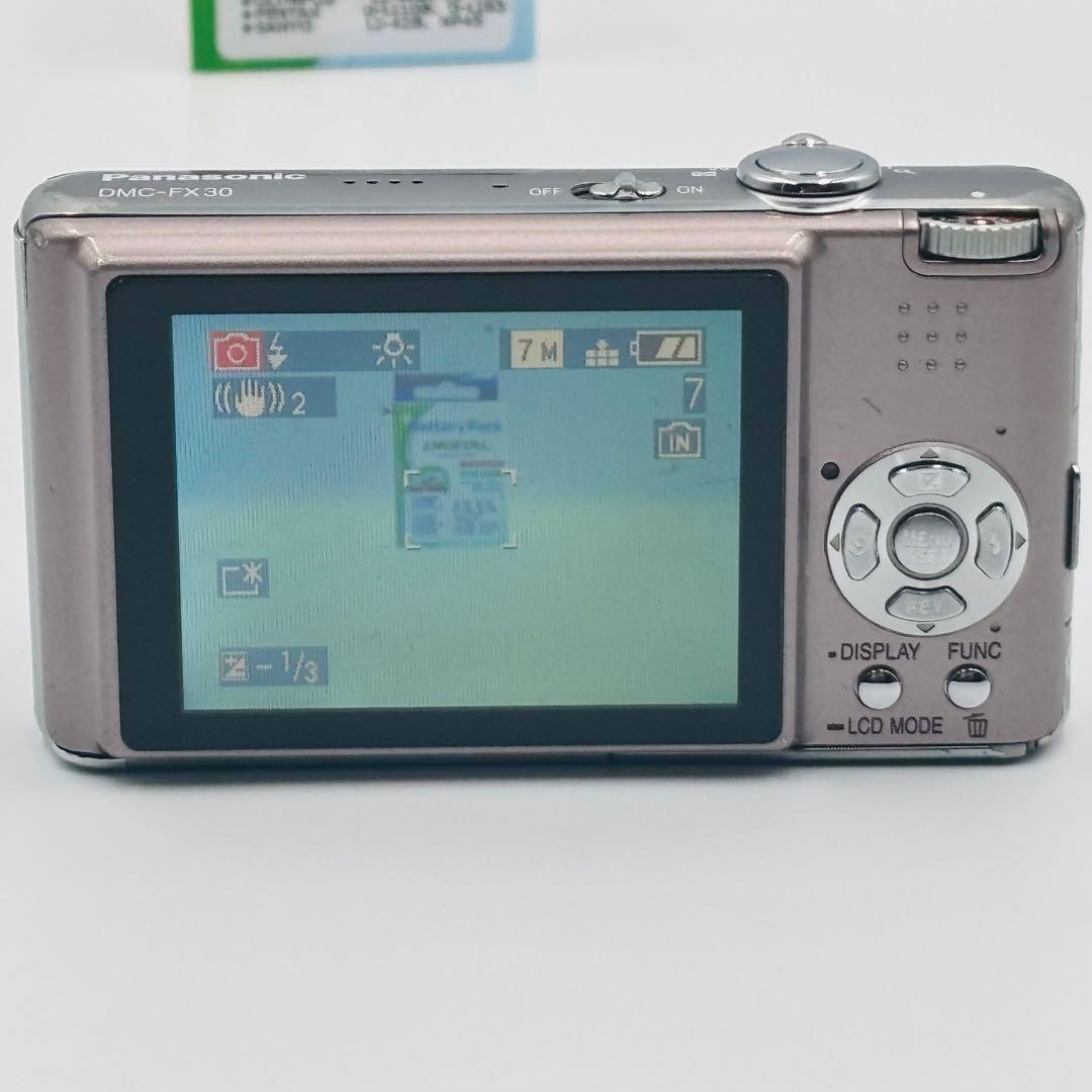 動作確認済み　Panasonic DMC-FX30 デジタルカメラ