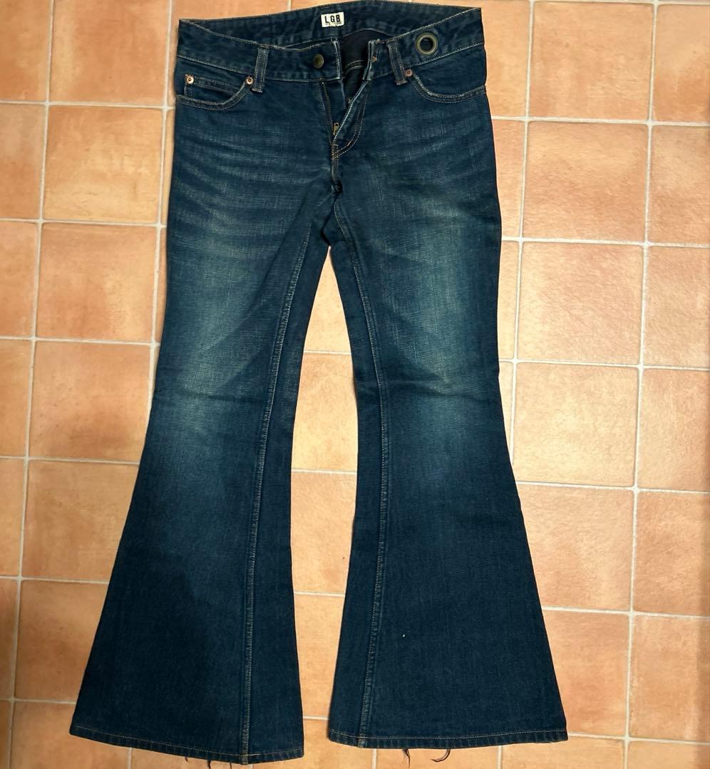 LGB ブーツカットデニム ダークブルー