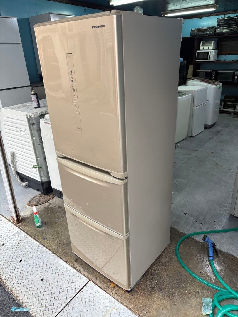 Panasonic 3ドア冷蔵庫 クリーム色2019年
