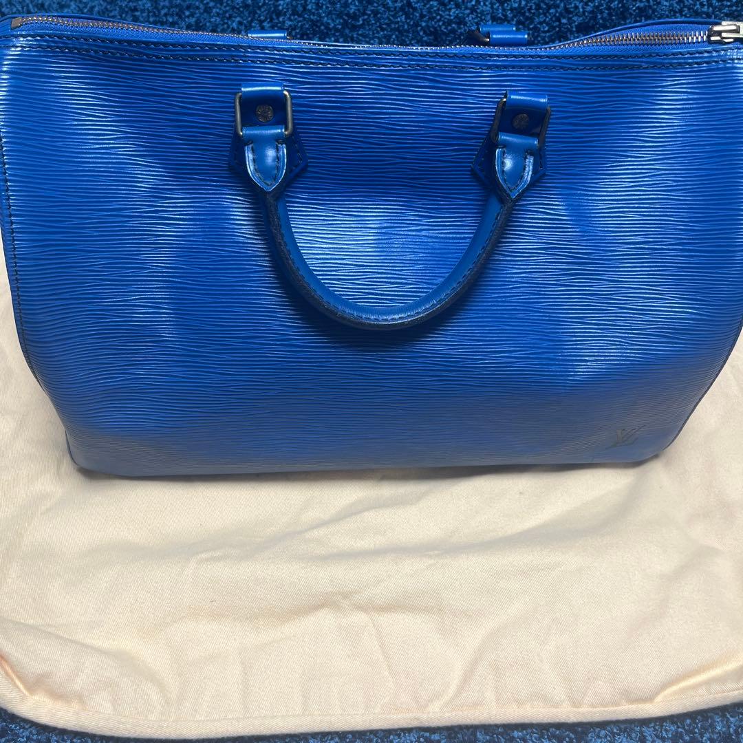 Louis Vuitton エピ スピーディ35 トレドブルー