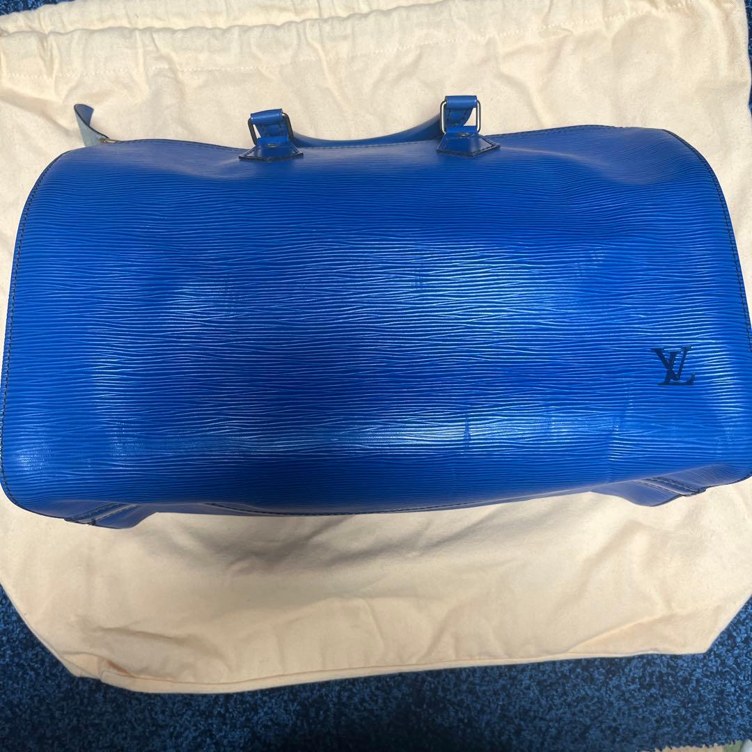 Louis Vuitton エピ スピーディ35 トレドブルー
