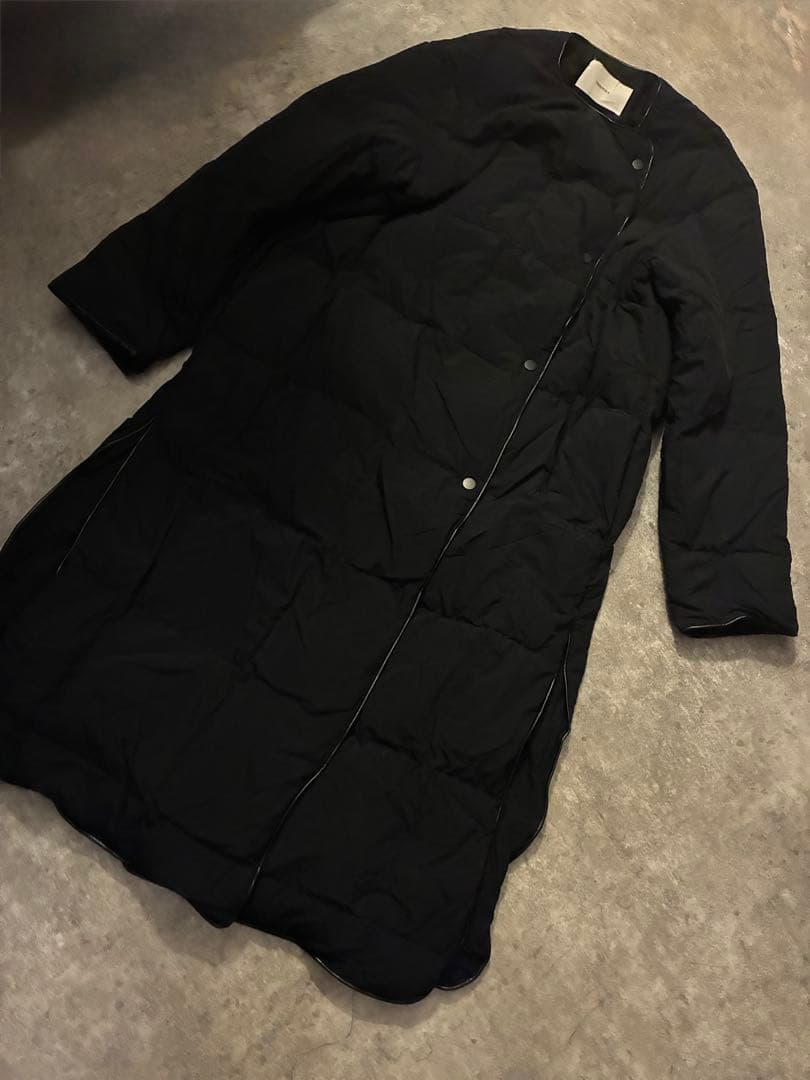TODAYFUL キルティングダウンコート ブラック　３６