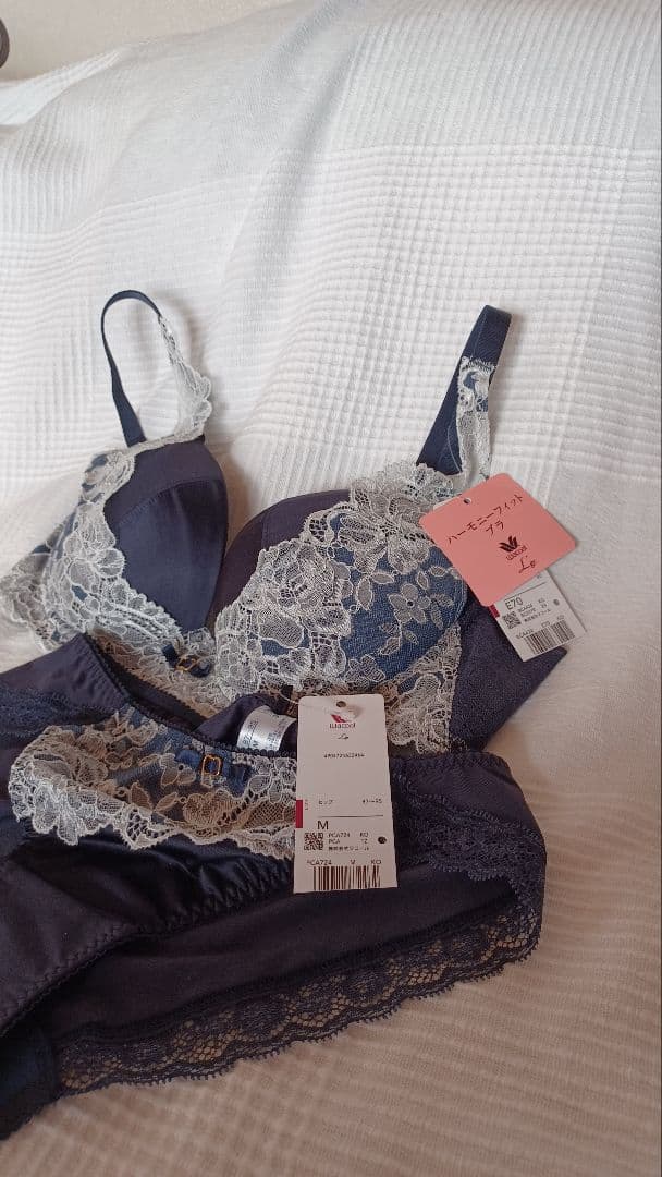 きよみんさん☆Wacoal PARFAGE 花柄 レース セット E70