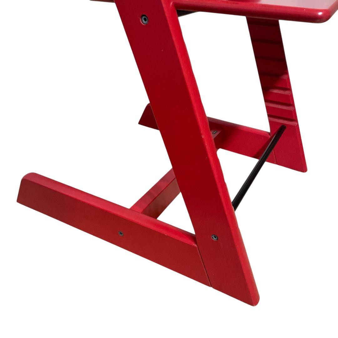 ストッケ　トリップトラップ　レッド　シリアル3 stokke ベビーチェア