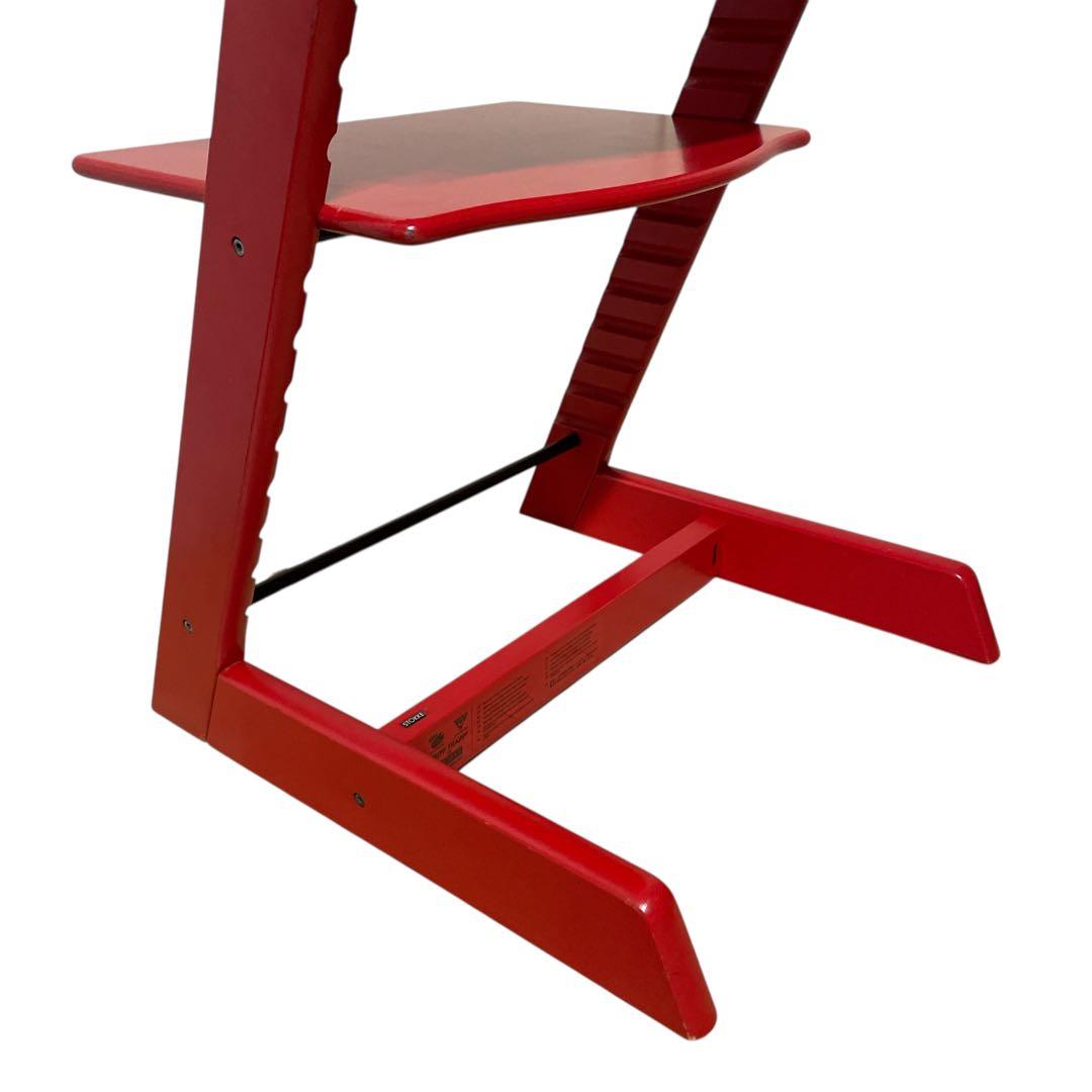 ストッケ　トリップトラップ　レッド　シリアル3 stokke ベビーチェア
