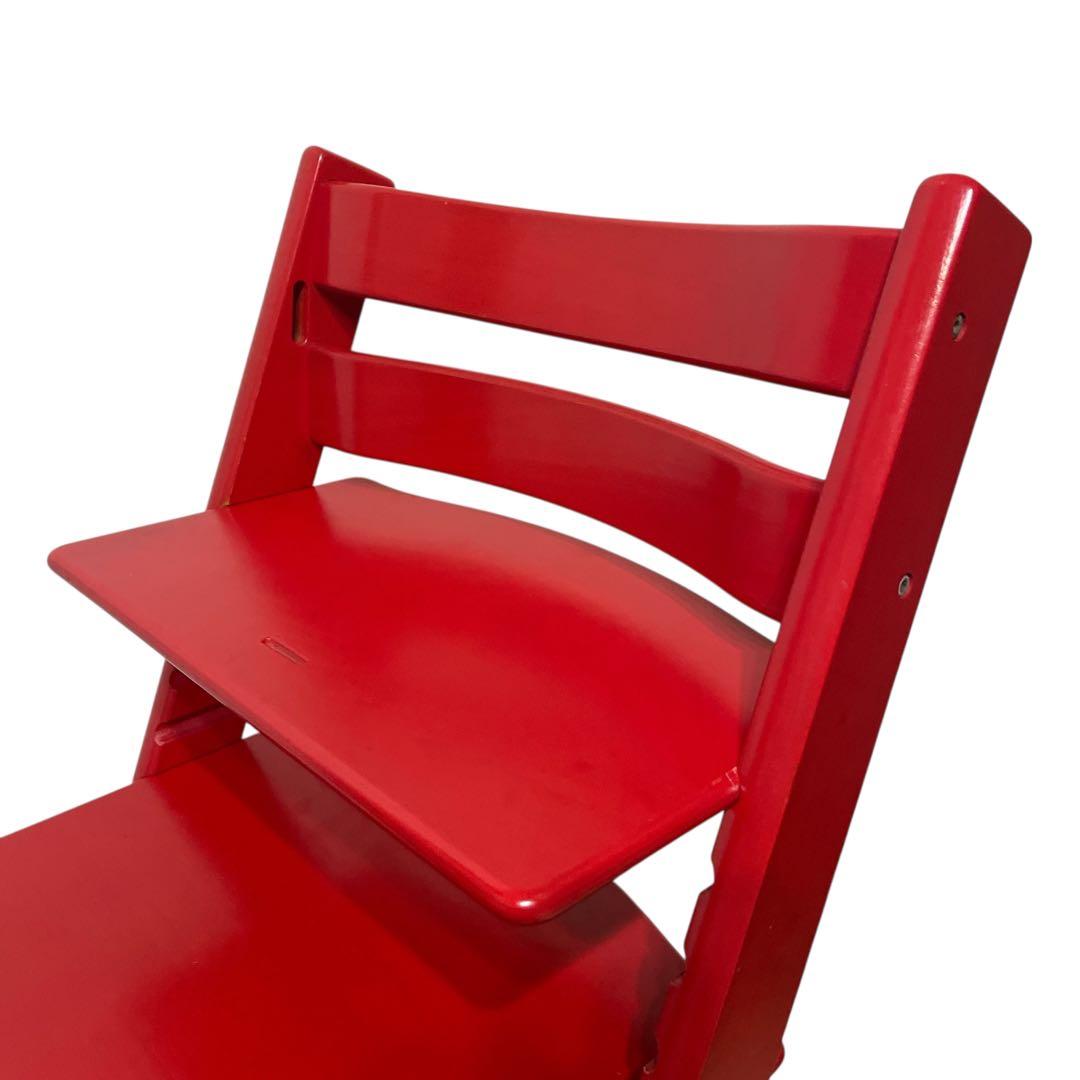 ストッケ　トリップトラップ　レッド　シリアル3 stokke ベビーチェア