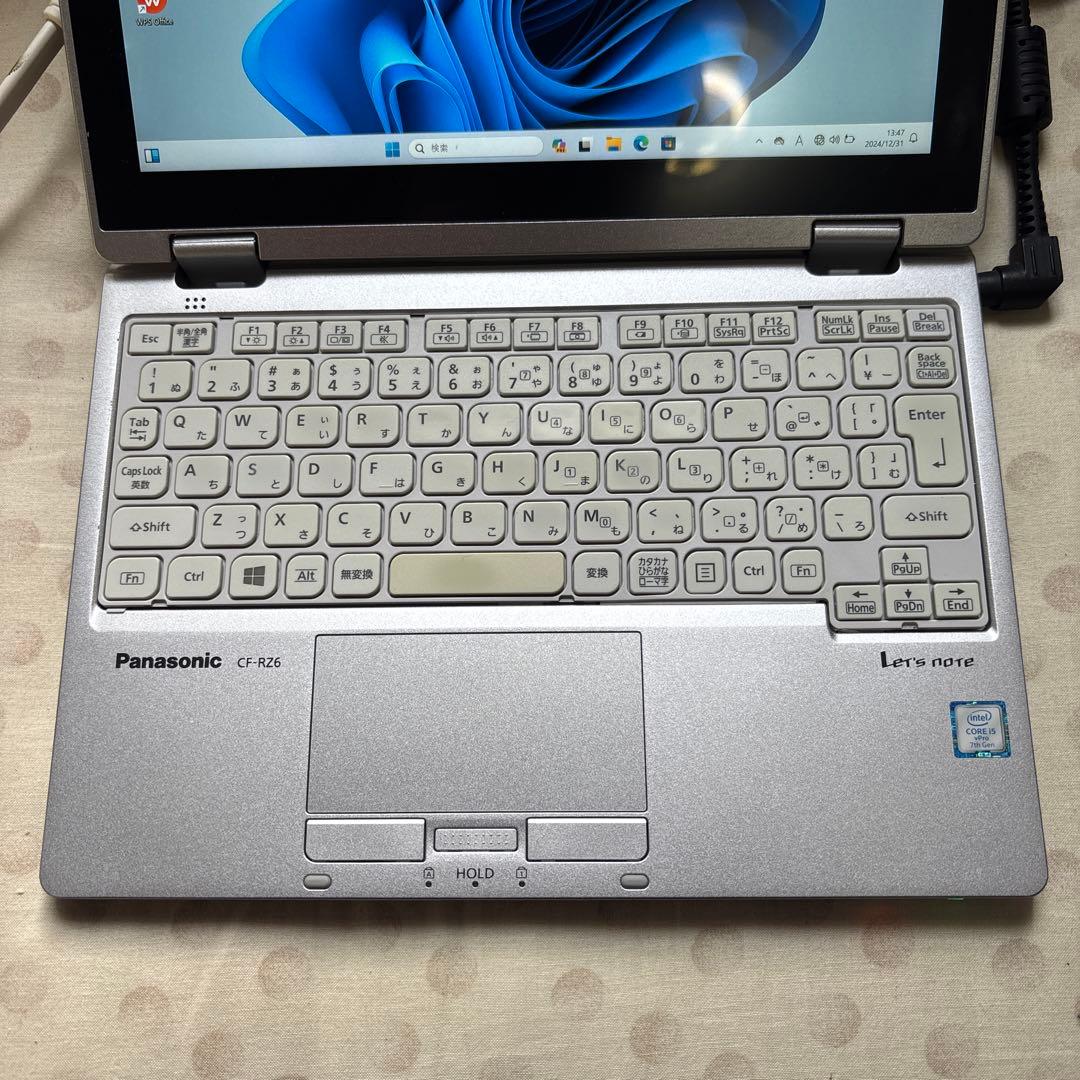 ノートパソコン 2in1PC Panasonic レッツノート CF-RZ6