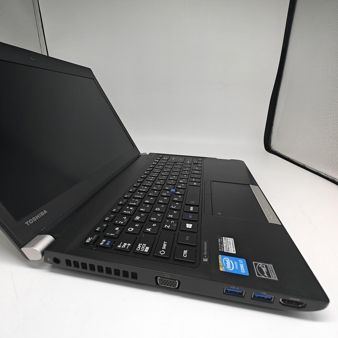 【東芝】R83 高性能i7 新品SSD256GB 16GB ブラック ノートPC
