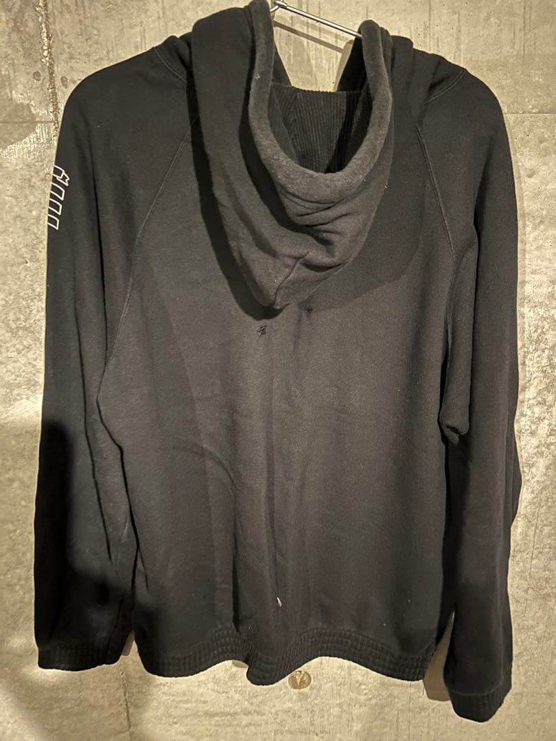 ナンバーナイン　銃弾　パーカー　クラッシュ　 ブラック