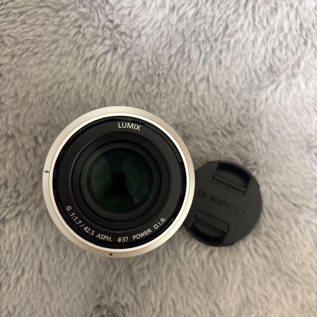 美品Panasonic LUMIX 42.5mm 単焦点レンズ