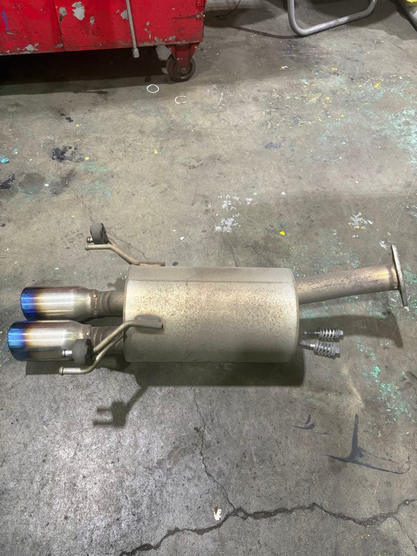 CRZ ステンレス製ダブル出しマフラー　ブリッツ