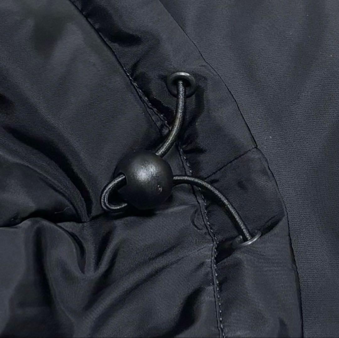 KITH プルオーバー 中綿フーディ 短丈 黒 S