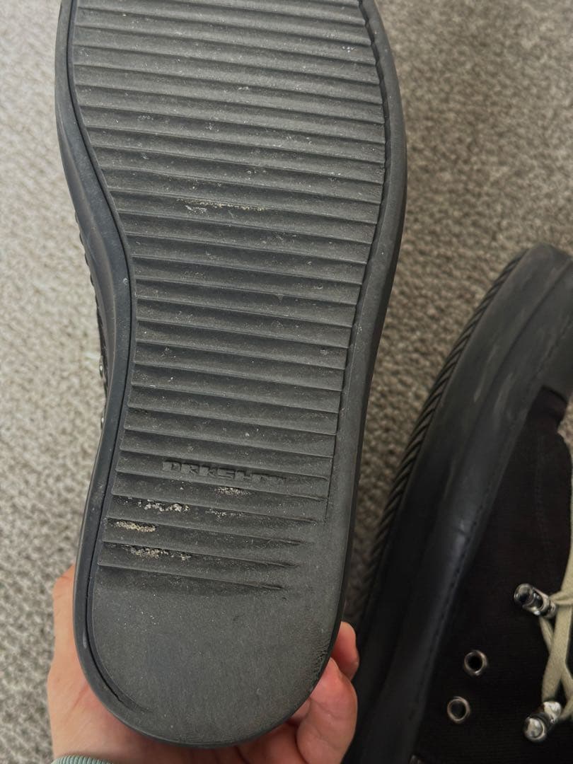 Rick Owens DRKSHDW Hexa スニーカー ブラック