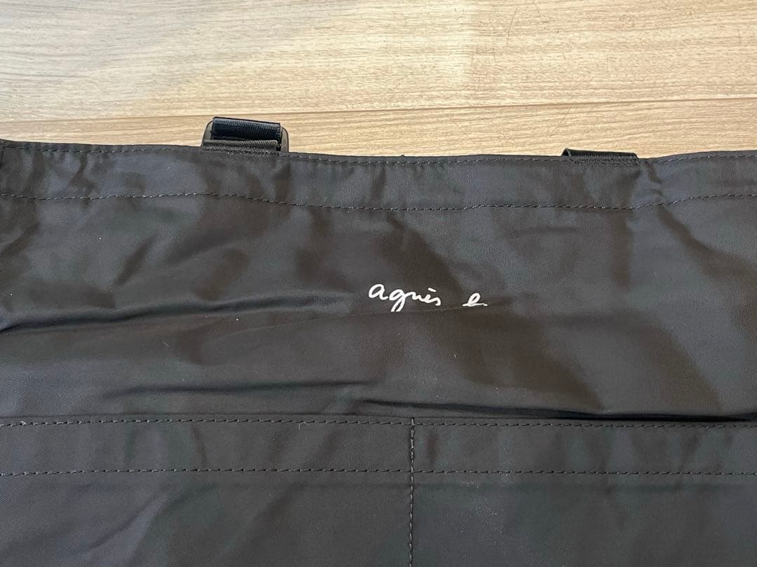 <新品タグ付き> アニエスベー　ロゴ ペアレンツバッグ マザーズバッグ