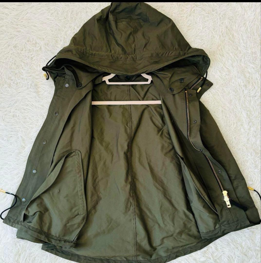 お値下げ中　美品　ザリラクス　モッズコート38　21SS カーキ 人気定番モデル