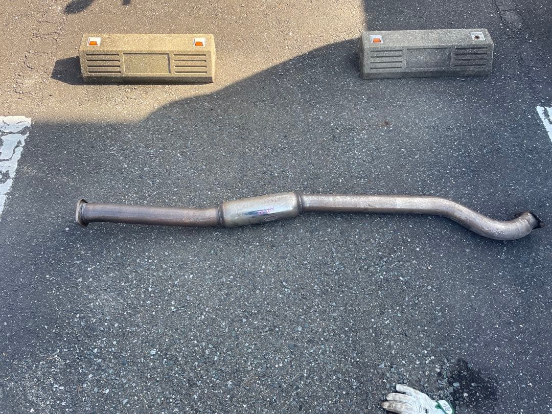 be5 bh5 柿本改　フロントパイプ　中間マフラー