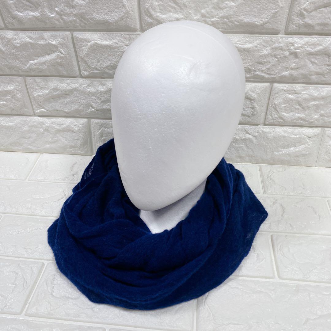美品✨Pin1876 イタリア製 高級カシミヤ　スヌード ストール