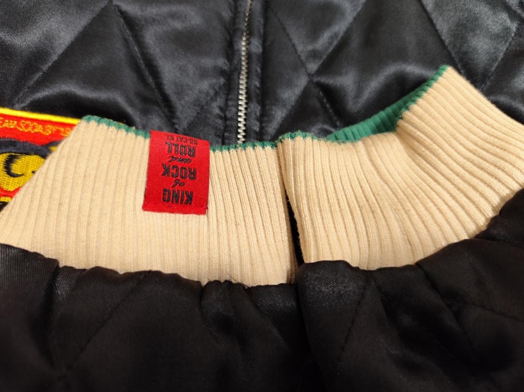 【連休セール】クリームソーダ リバーシブル スカジャン