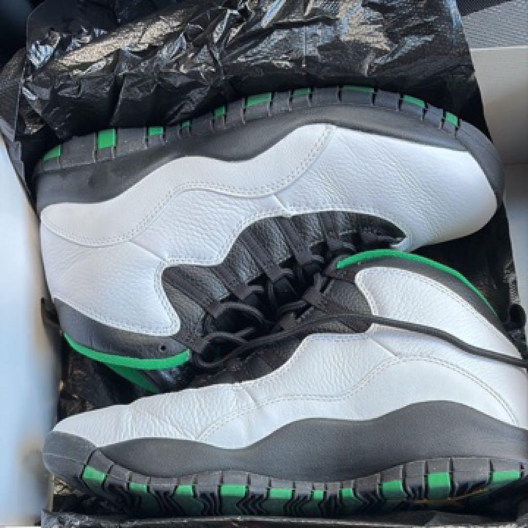 エアジョーダン 10 ホワイト/グリーン