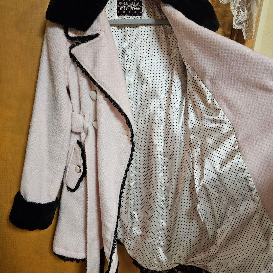 トゥララ TRALALA 黒ピンク コート