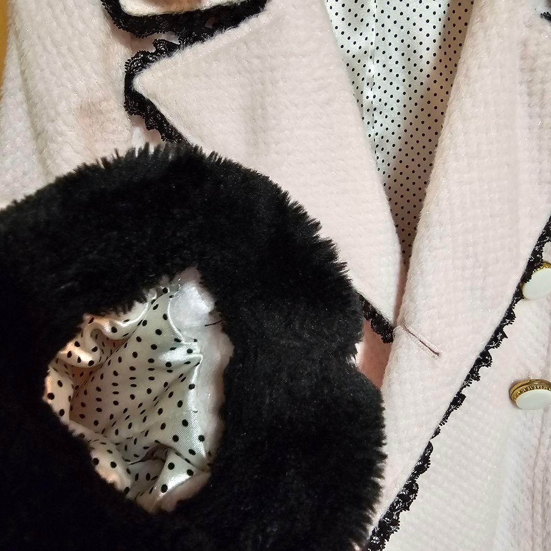 トゥララ TRALALA 黒ピンク コート