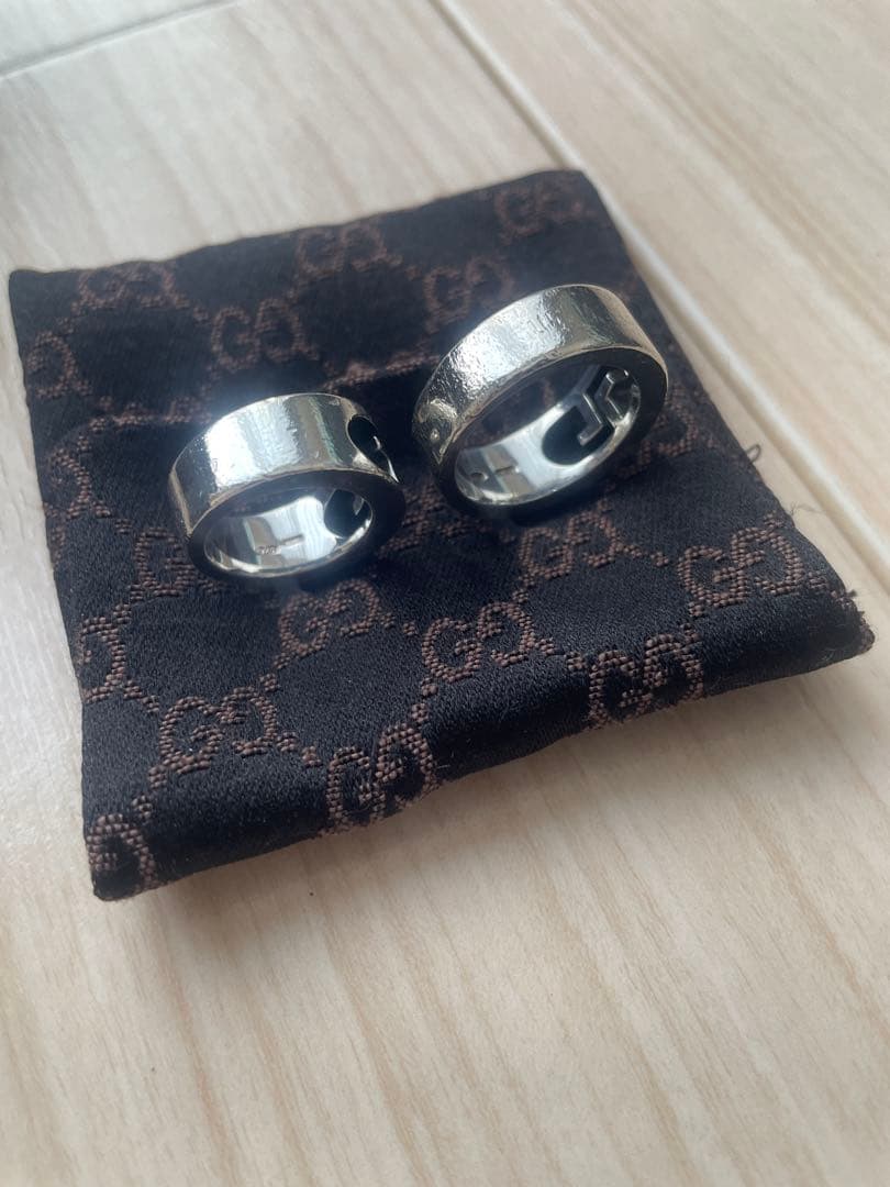 ラ*中様 GUCCI GGロゴリング サイズ6・16
