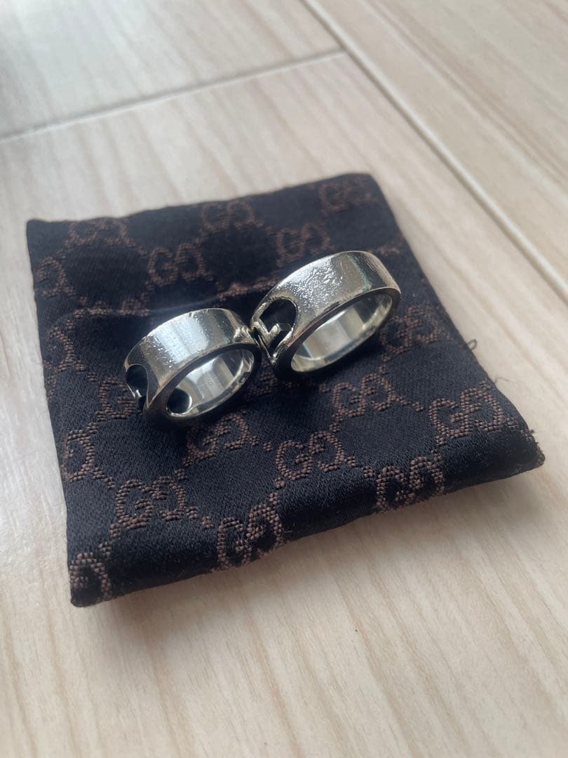 ラ*中様 GUCCI GGロゴリング サイズ6・16