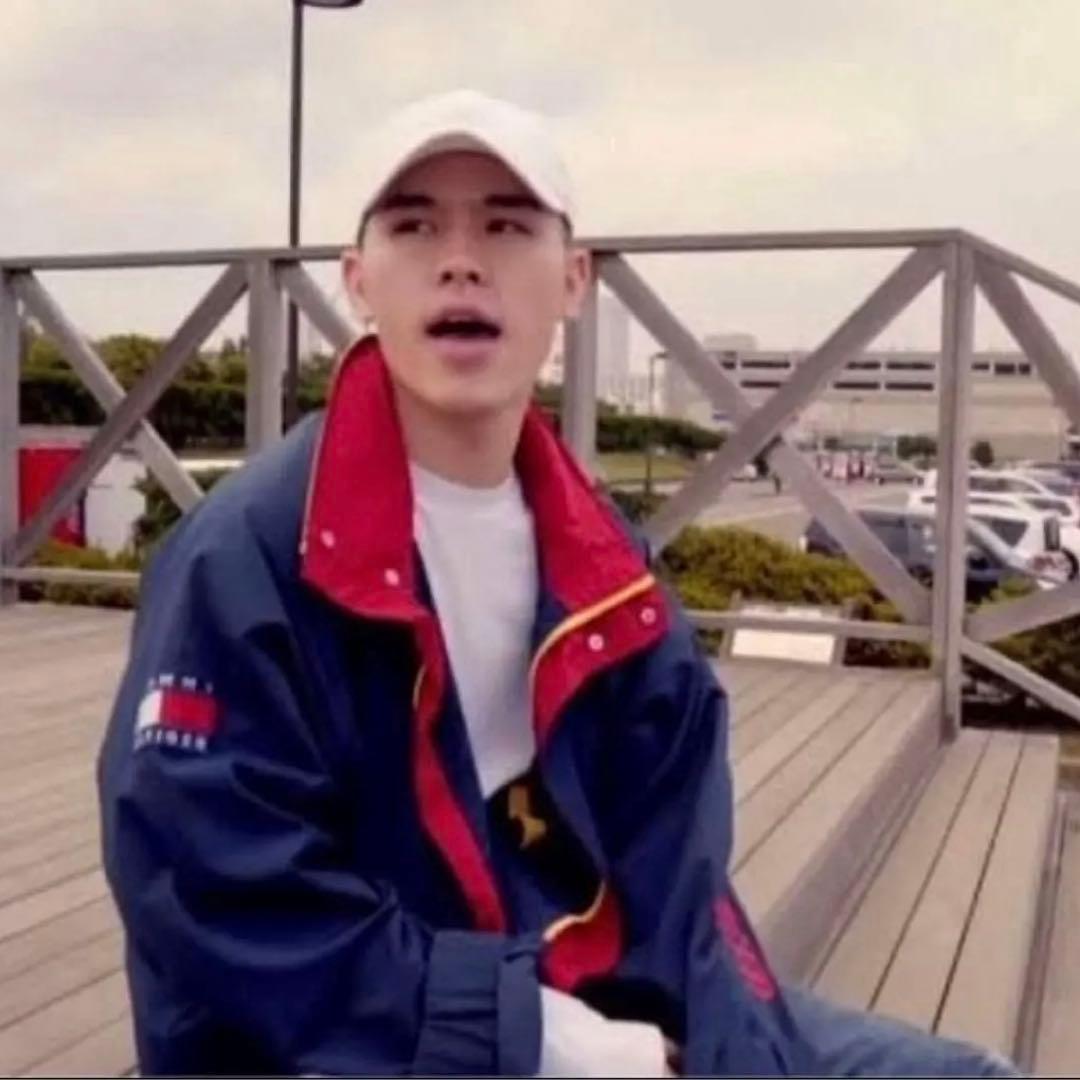 90s   ナイロンジャケット T-pablow着用