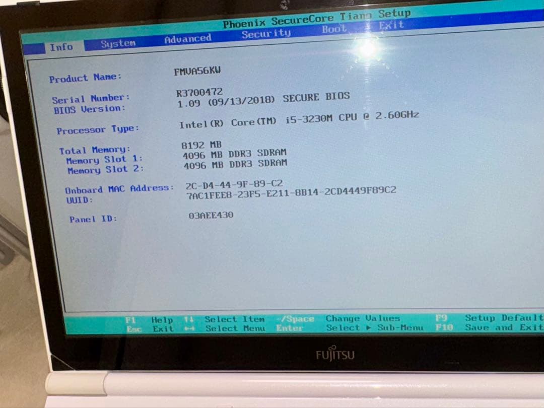 富士通 LIFEBOOK AH56/K i5 SSD 256GB 8GB AC付
