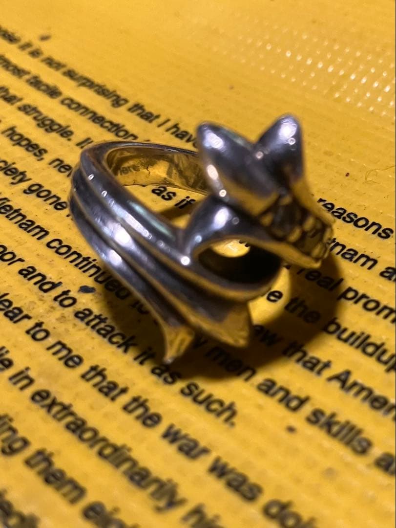 クロムハーツ（Chrome Hearts)クロステイルリング パヴェカスタム