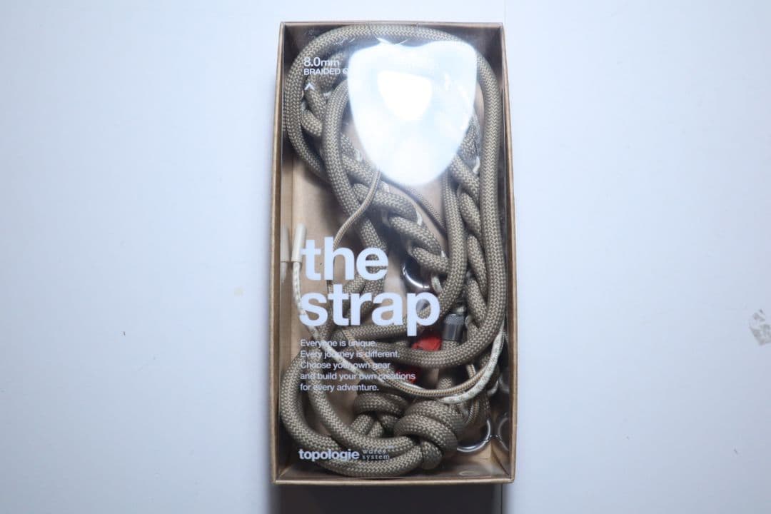 スマホアクセサリー TOPOLOGIE 8MM BRAIDED O-ROPE BUCKWHEAT