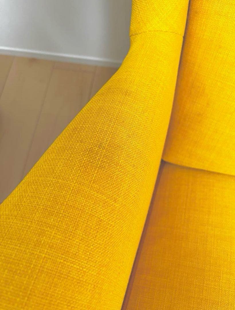 【送料込】IKEAウィングチェア/イエロー/ストランドモン STRANDOMON