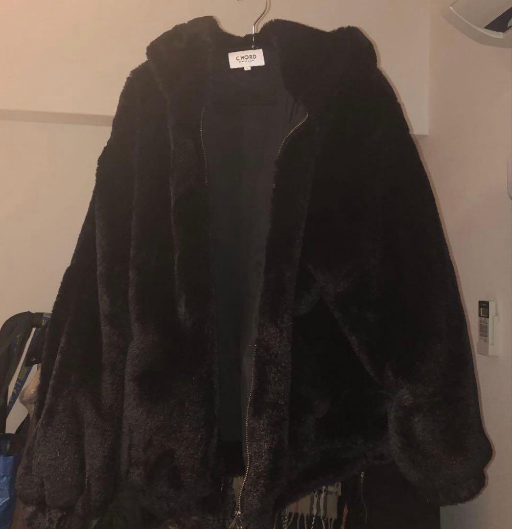 CHORD NUMBER EIGHT ボアブルゾン　美品　ブラック