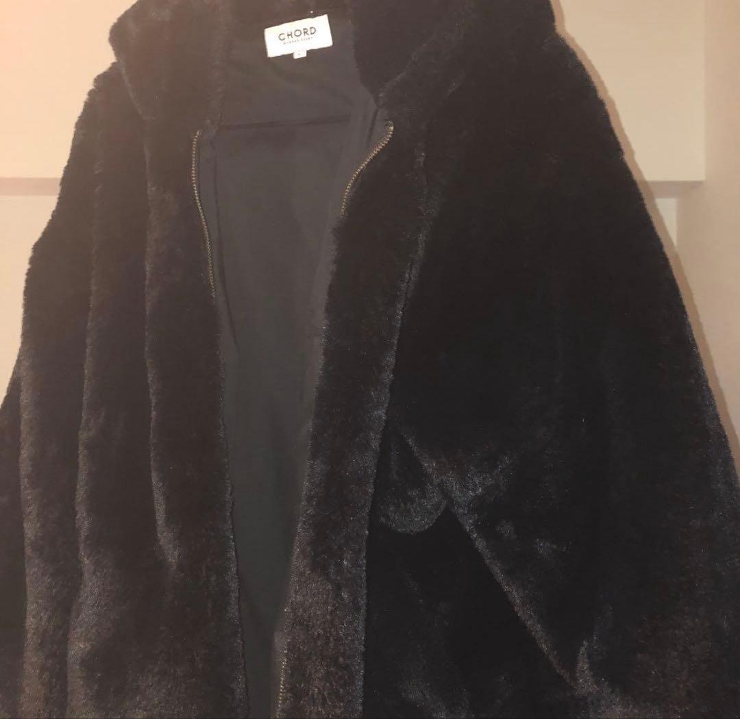 CHORD NUMBER EIGHT ボアブルゾン　美品　ブラック