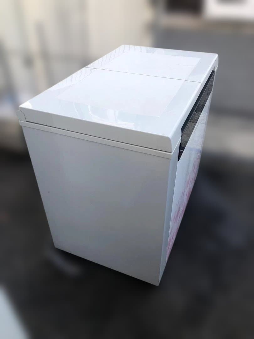 キムチ用冷蔵庫　 ピンク花柄 ホワイト