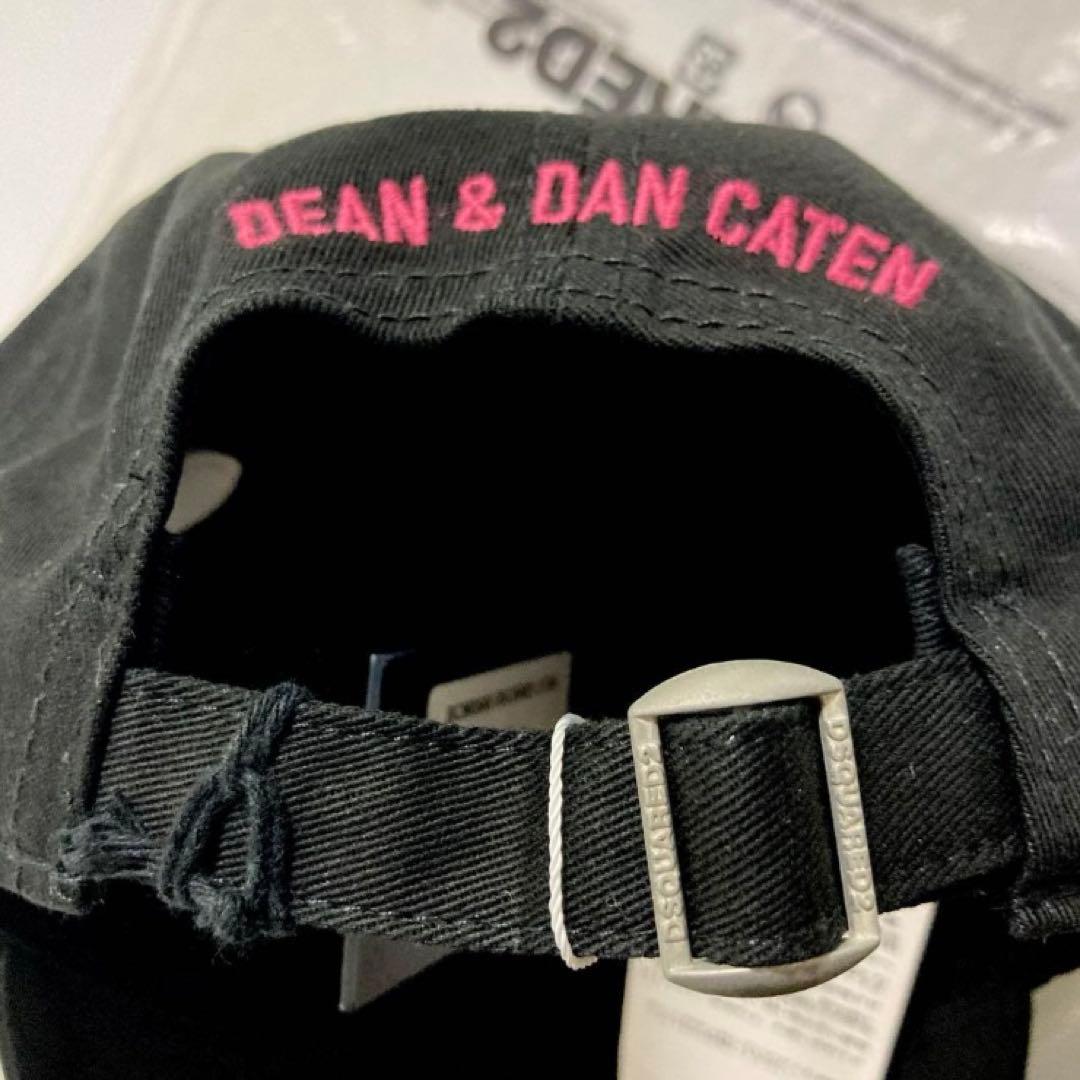 新品 定価4.0万円 DSQUARED2 キャップ ICONロゴ 黒