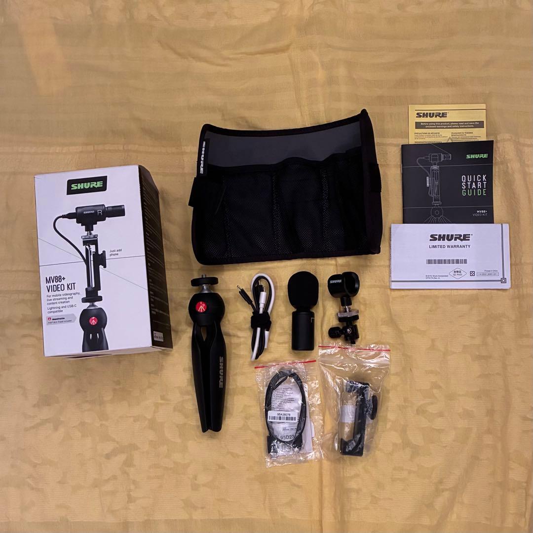 値下げ: SHURE MV88+とDJI OM4のセット