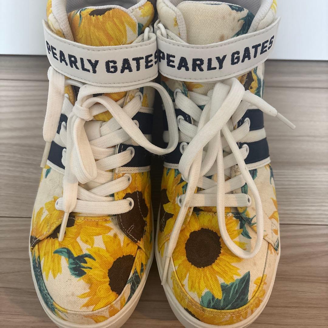 パーリーゲイツ ひまわりシューズ