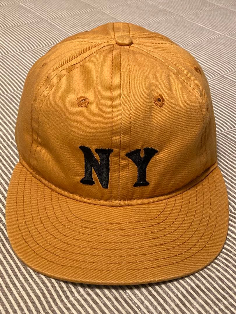 完売！ エベッツフィールドフランネルズ　キャップ　チノツイル　ゴールドブラウン