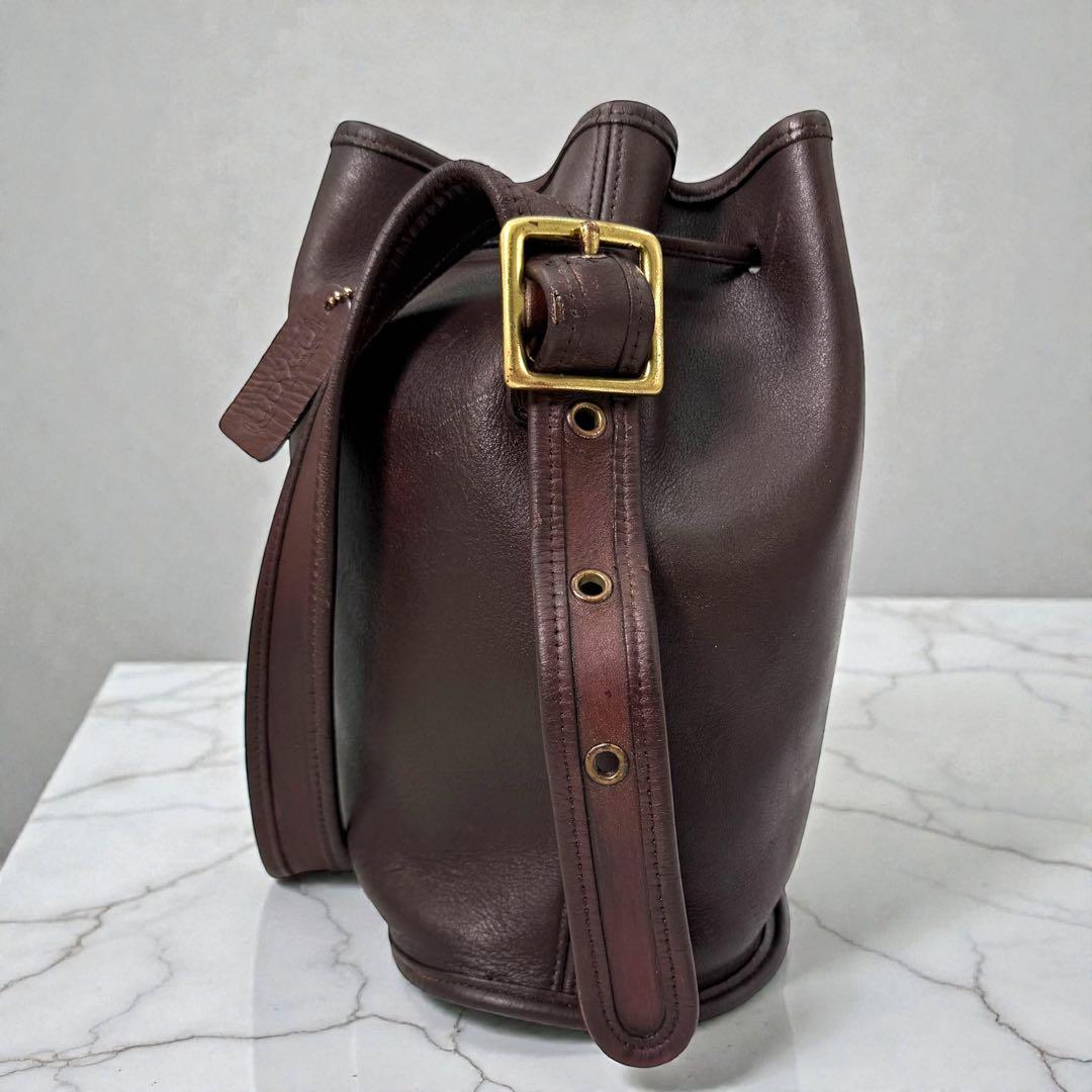 オールドコーチ coach バケツ型　ワンショルダー レザー 9952