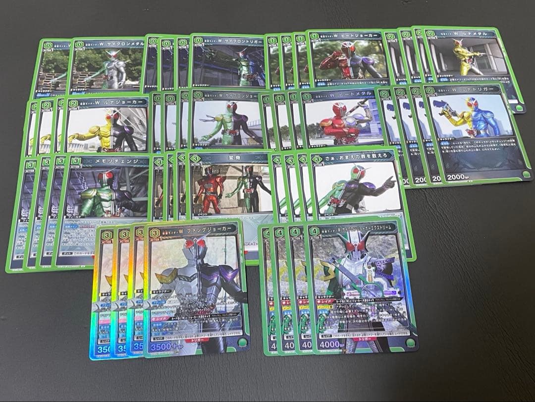 UNION ARENA 仮面ライダー W デッキ＋調整パーツ付き