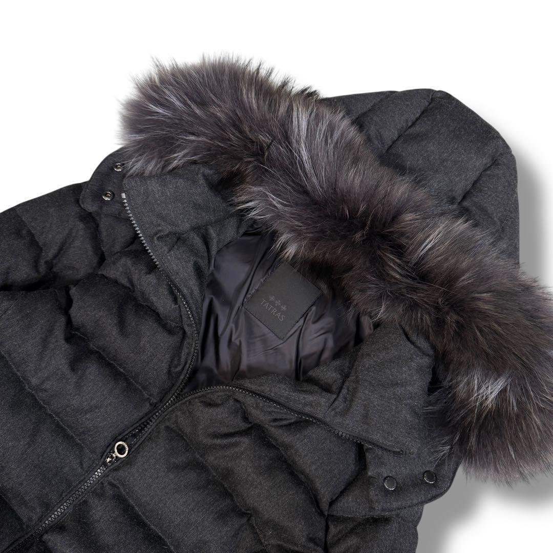 極美品 TATRAS LAVIANA 3way Aシェイプ フレア ダウンコート