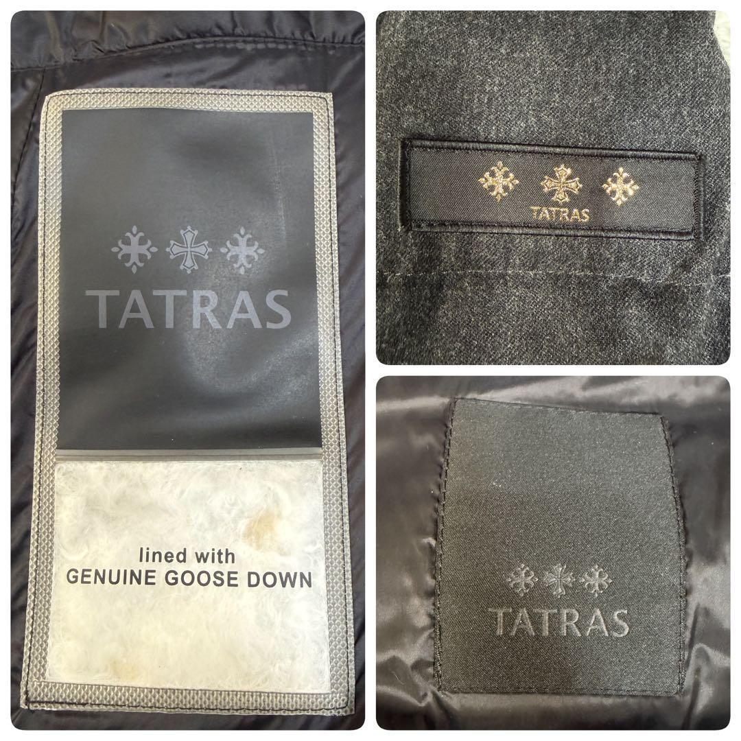 極美品 TATRAS LAVIANA 3way Aシェイプ フレア ダウンコート