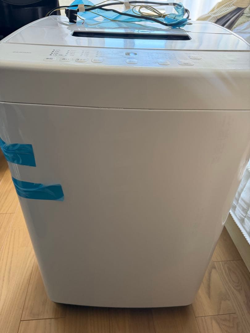【送料込み、屋内使用】アイリスオーヤマ 縦型全自動洗濯機 IAW-T504